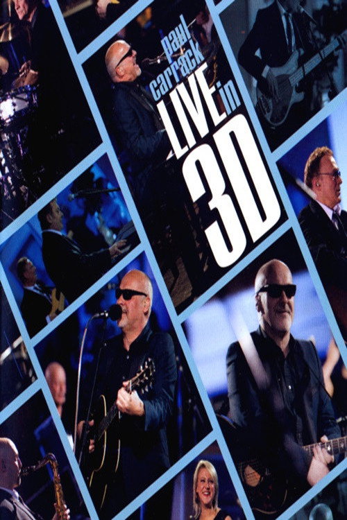 Paul Carrack Live in 3D poster